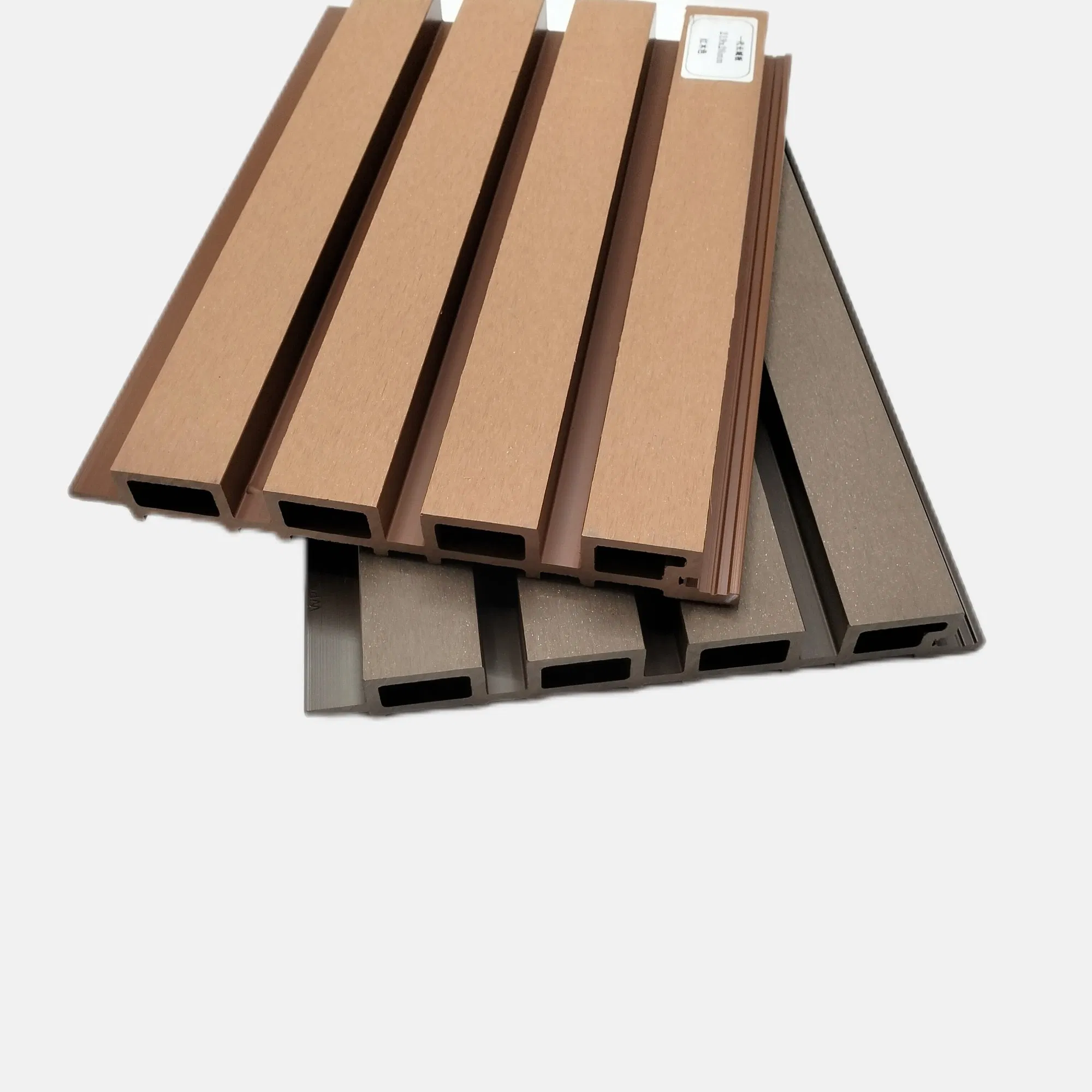 Fluted WPC Wall Cladding Decorative Exterior Thermal Insulation Wood Plastic Composite Panel