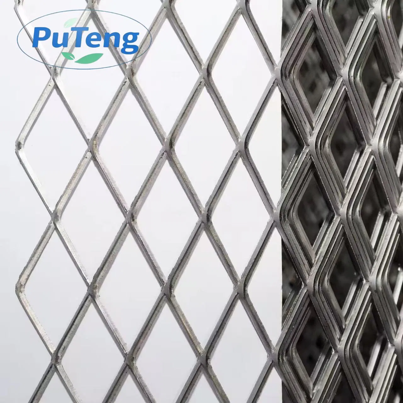 Expanded Metal Serving as Ceiling Panels and Interior Wall Partitions