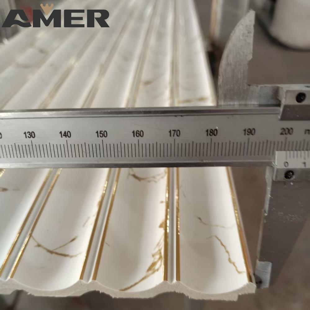 Factory Waterproof Interior Charcoal Louver Panel Wall Cladding Ceiling New Interior PS Wall Panels Marble PVC Wall Panel