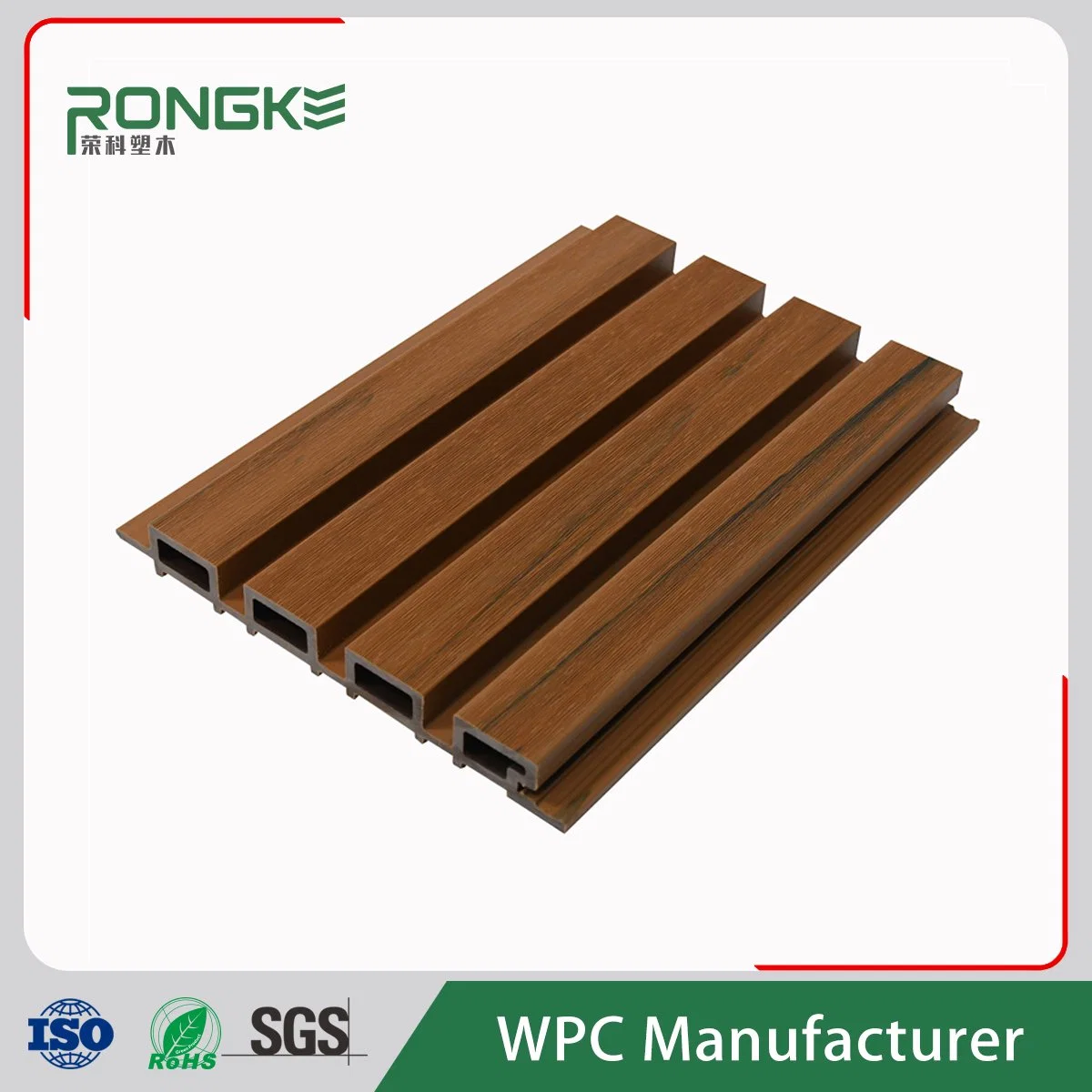High Quality Waterproof Outdoor Exterior Wall Decorate 3D Wood Plastic Composite WPC Wall Panel