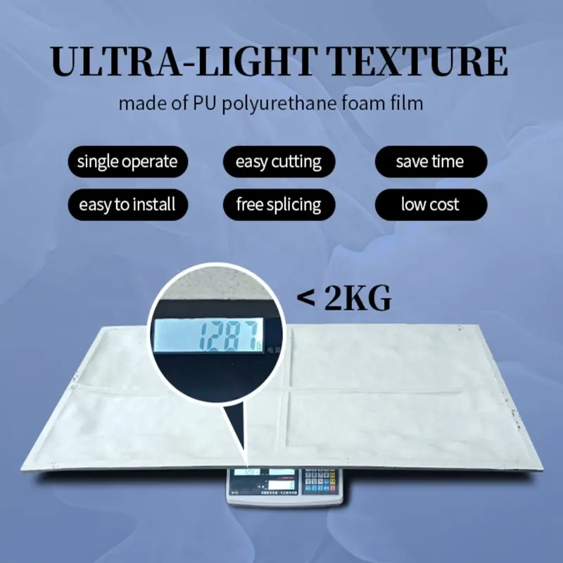 Interior Polyurethane Faux Stone White 3D Art PU Foam Stylish Cladding Wall Partition Panels