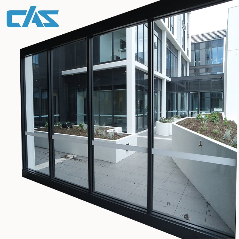 Facade Design Triple Glazed Cladding Exterior Aluminium Glass Window Wall System
