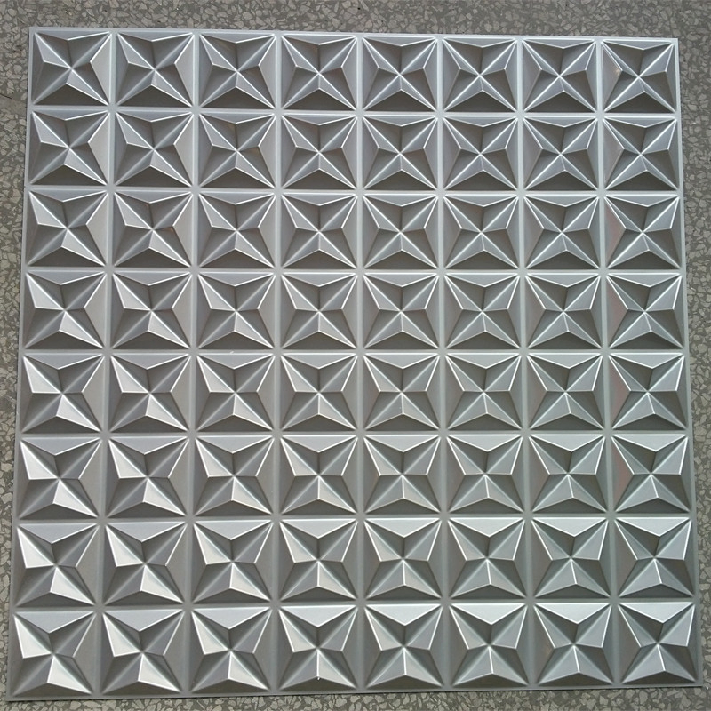 New White Textured 3D PVC Wall Panel Washable Wall Panels