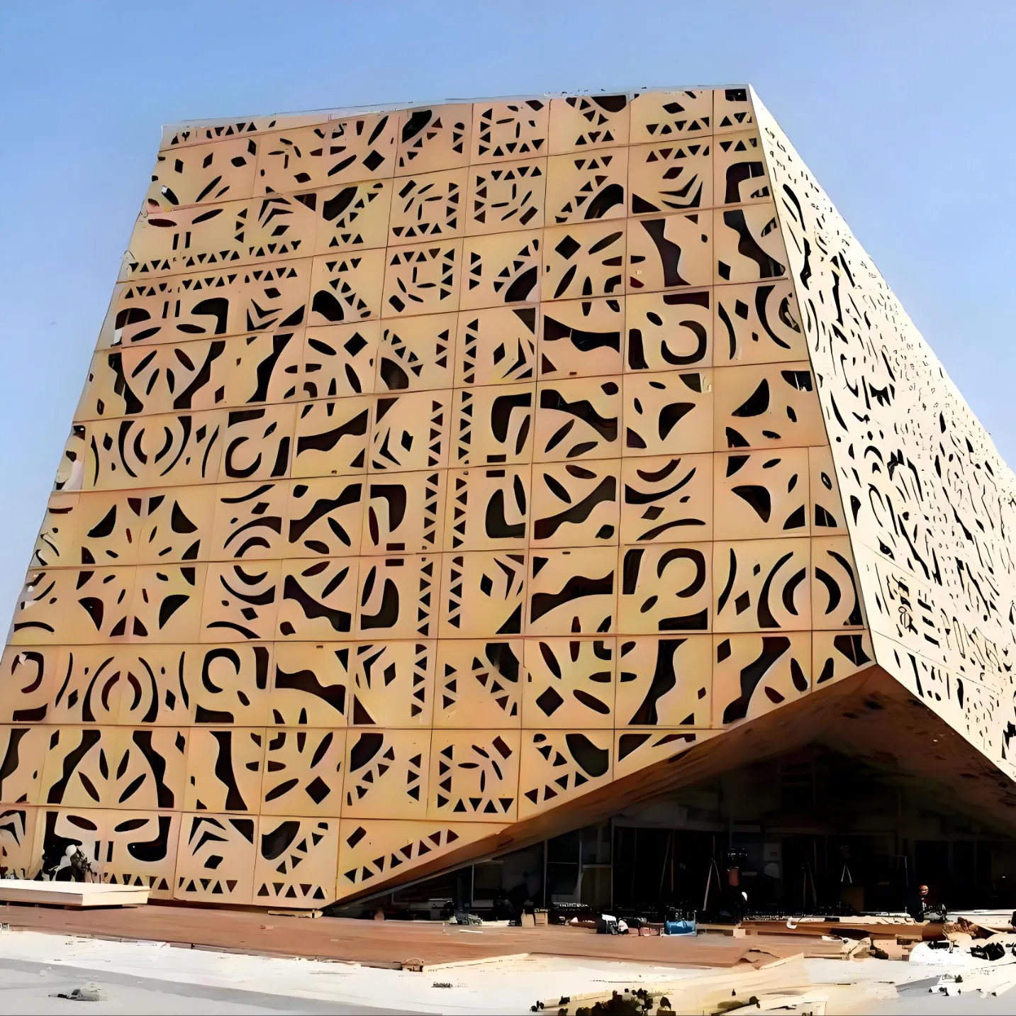 Custom Aluminum Panel Facade Decorative Metal Cladding System for Curtain Wall