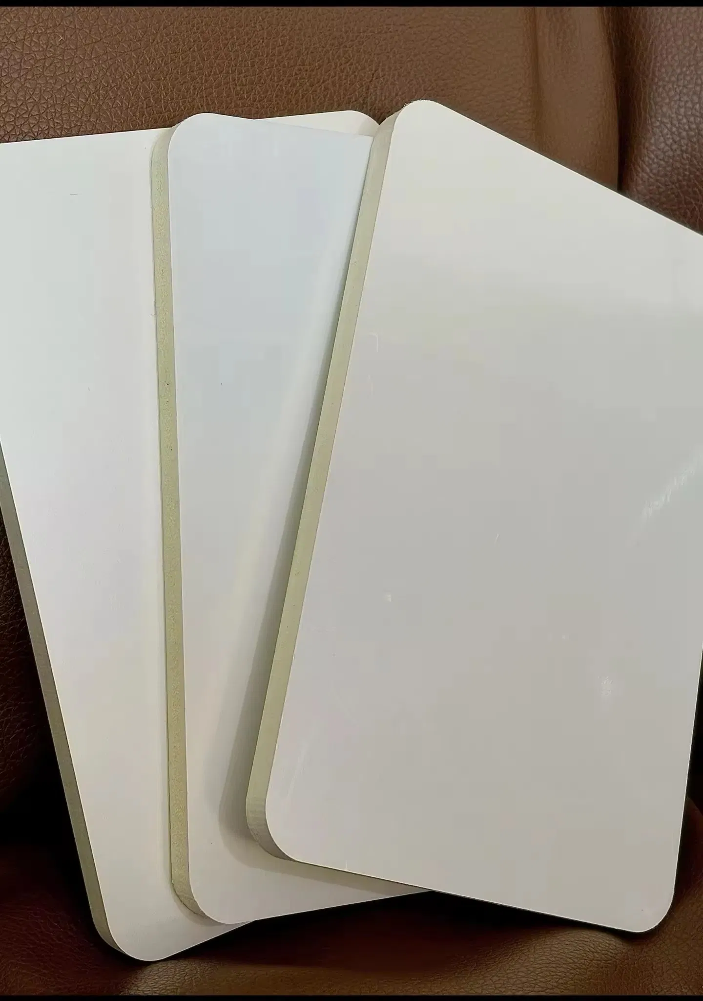 Modern Fireproof Bamboo Charcoal Wood Veneer Grain Wall Panel Carbon Crystal Plate