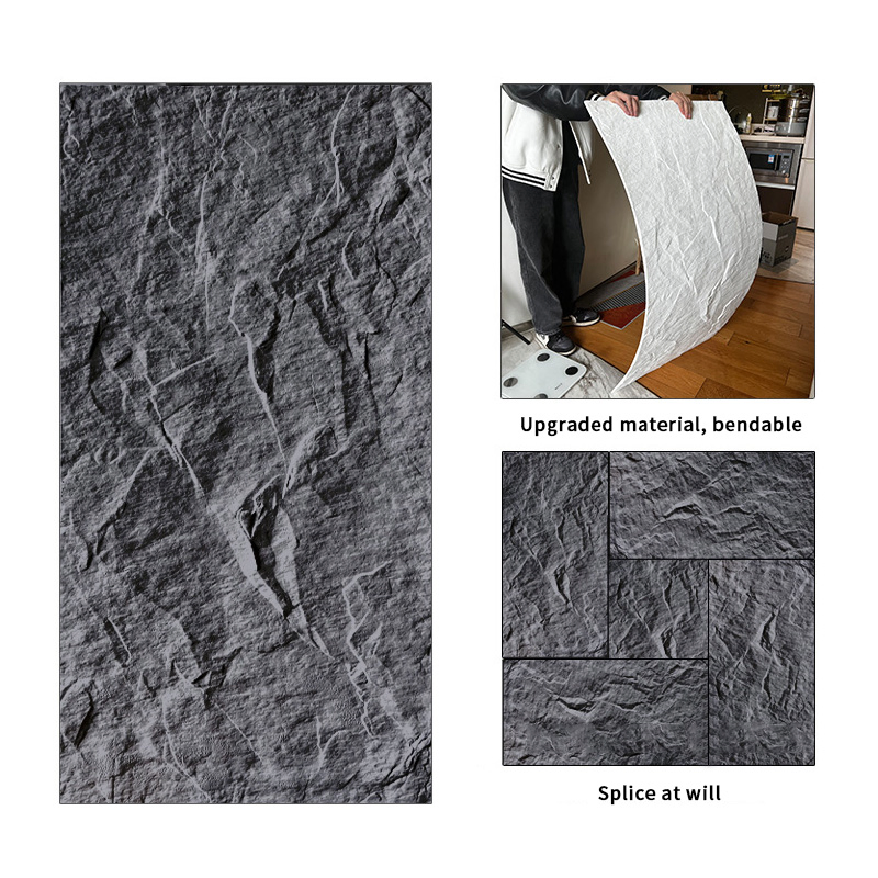 Wholesale Light Weight Outdoor Exterior Decorative PU Stone Culture Artificial Stone Interior and Exterior Wall Panels