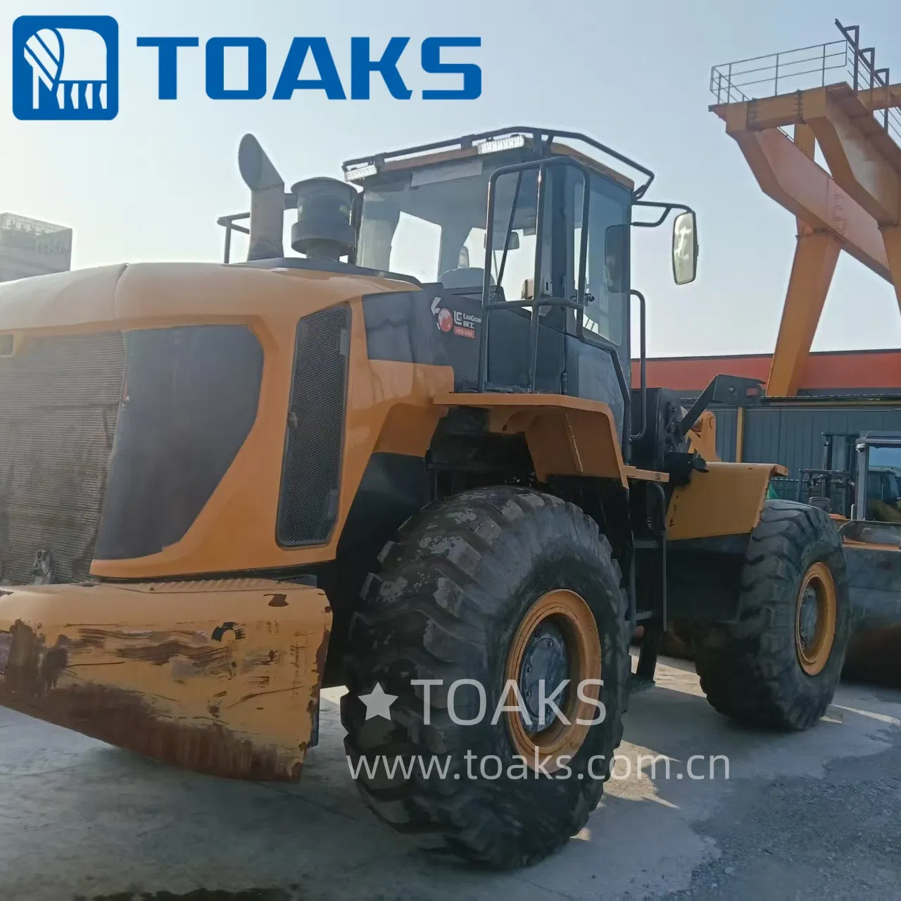 China Brand Liugong 856h Original Paint Used Wheel Loader 856 836 870h High Quality Front End Loaders