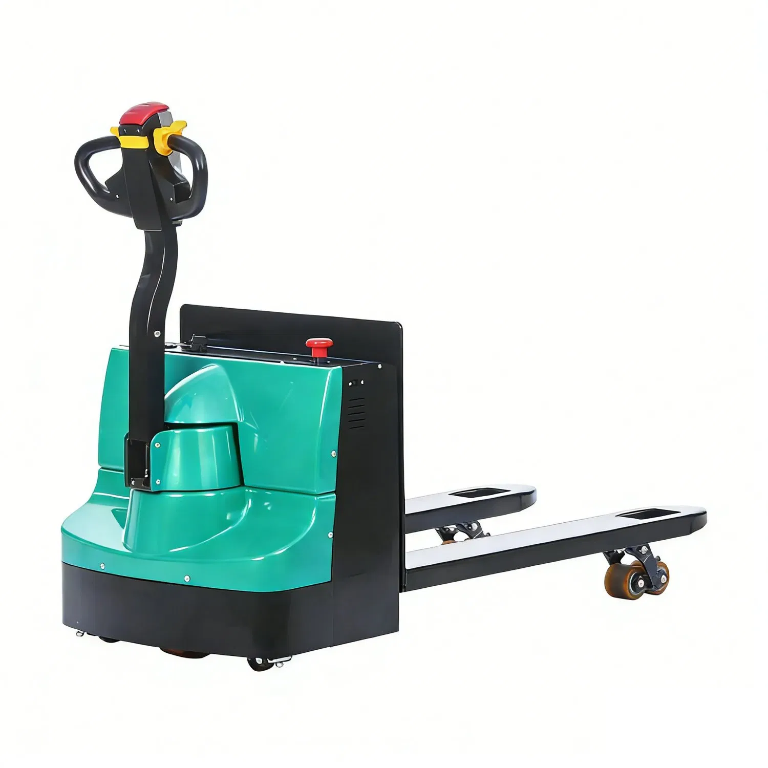 Efficient &amp; Labor-Saving High-Visibility Stand-on Electric Pallet Jack