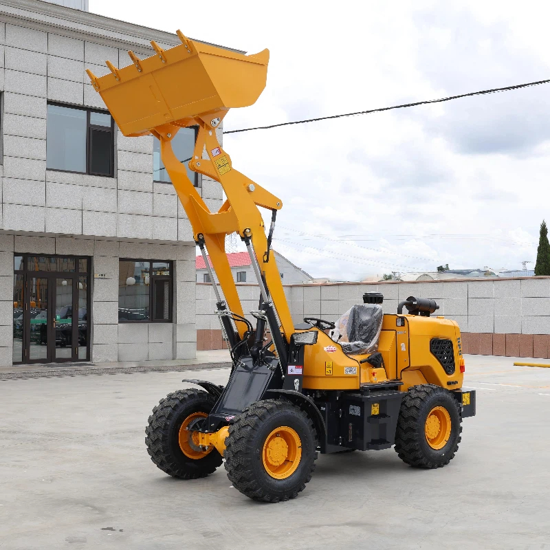 Wholesale 2.8ton Small/Mini 4WD Wheel Diesel Front Excavator Loader for Agricultural with CE/EPA