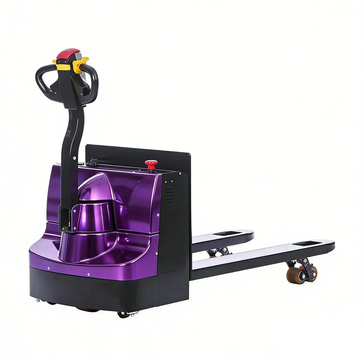 Efficient &amp; Labor-Saving High-Visibility Stand-on Electric Pallet Jack