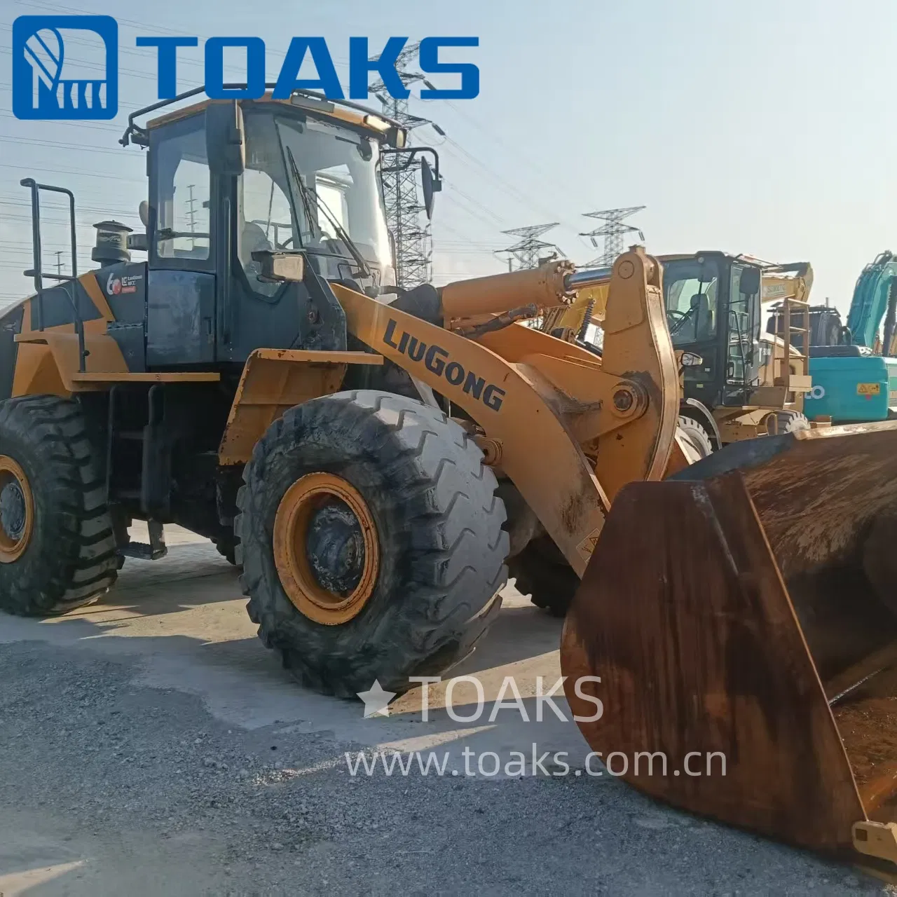 China Brand Liugong 856h Original Paint Used Wheel Loader 856 836 870h High Quality Front End Loaders