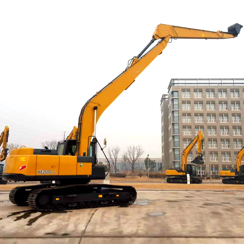 New 15m Long Reach Hydraulic Excavator Xe215dll Weight 24 Tons