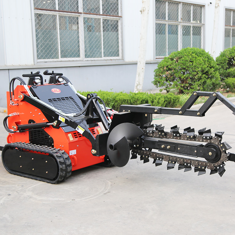 Mini Compact Wheel Loader Small Front End Hydraulic Ariticulated Mini Load Track Skid Steer Used Backhoe Crawler Excavator Mini Loader Gasoline Mini Loader
