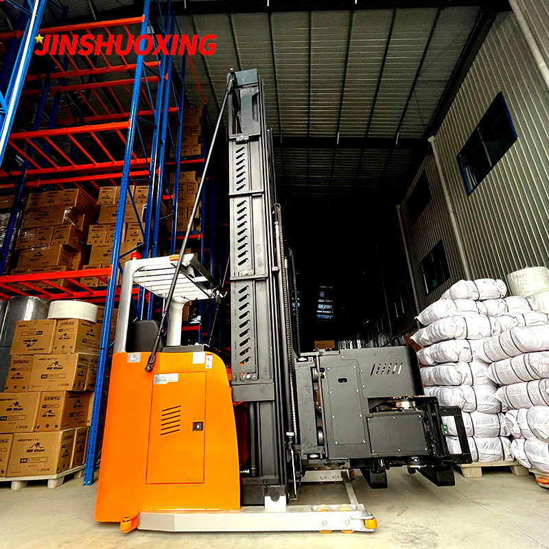 Vna 3 Way High Lift Electric Sit-Down Very Narrow Aisle Truck