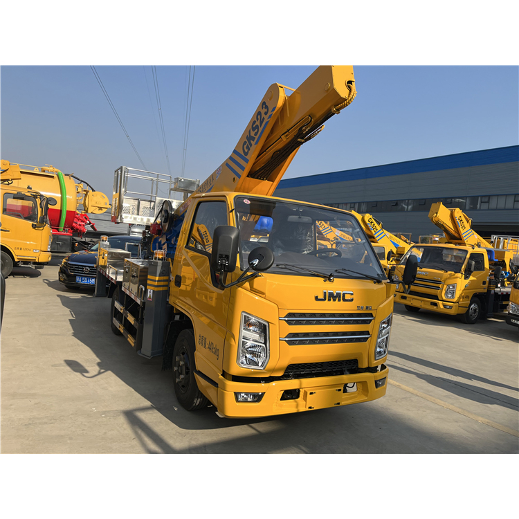 Cambodia Hot Sale Jmc 23m Small Hydraulic Lift Truck Mounted Aerial Work Platform