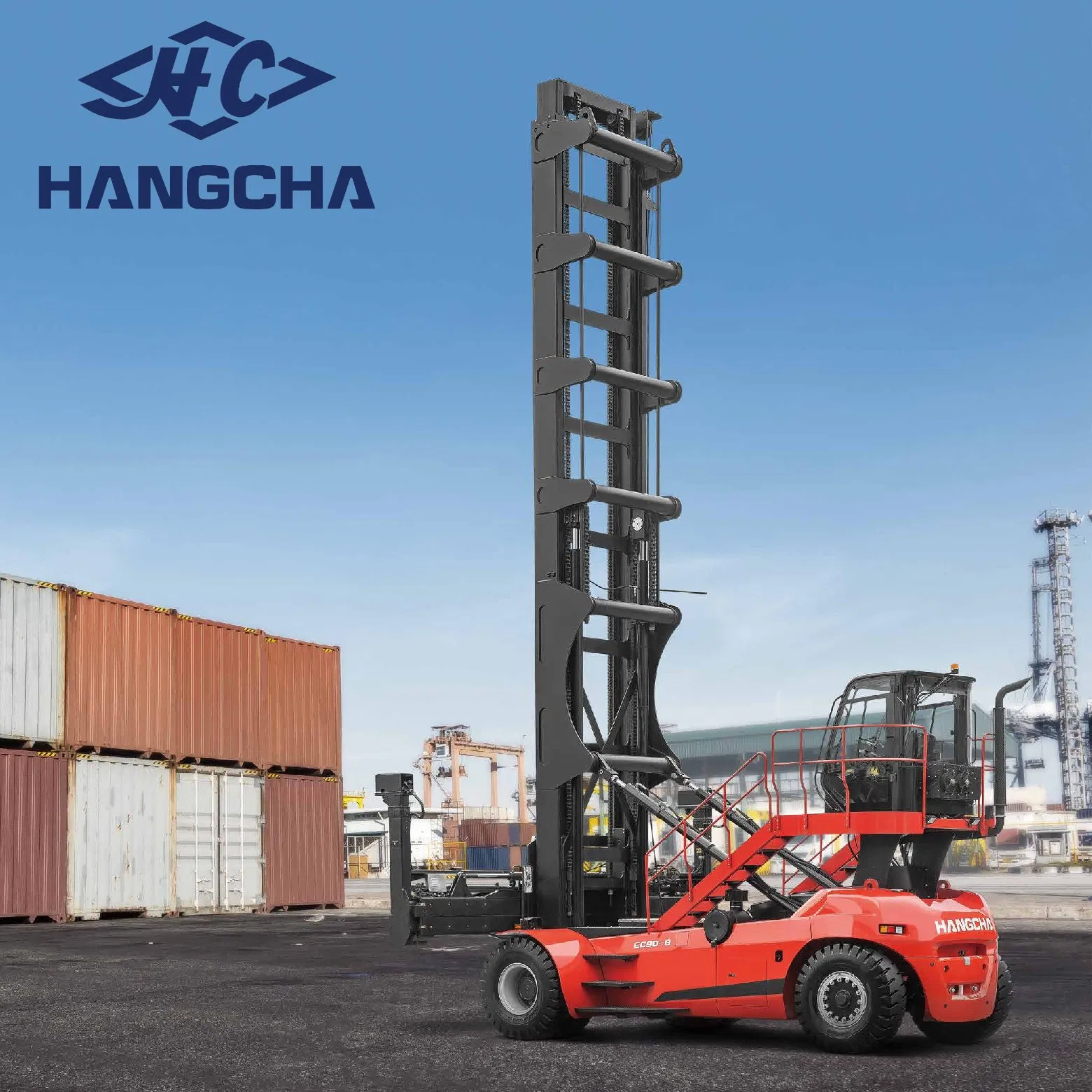Hangcha X Series Empty Container Handler - 9t Capacity for Port/Container Yard Efficient Handling
