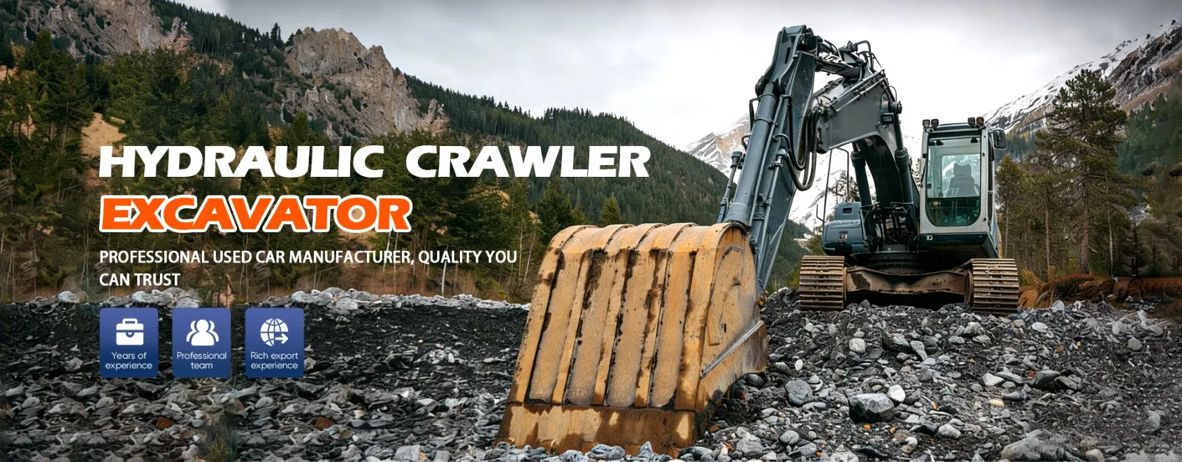 Crawler Excavator for Demolition Work