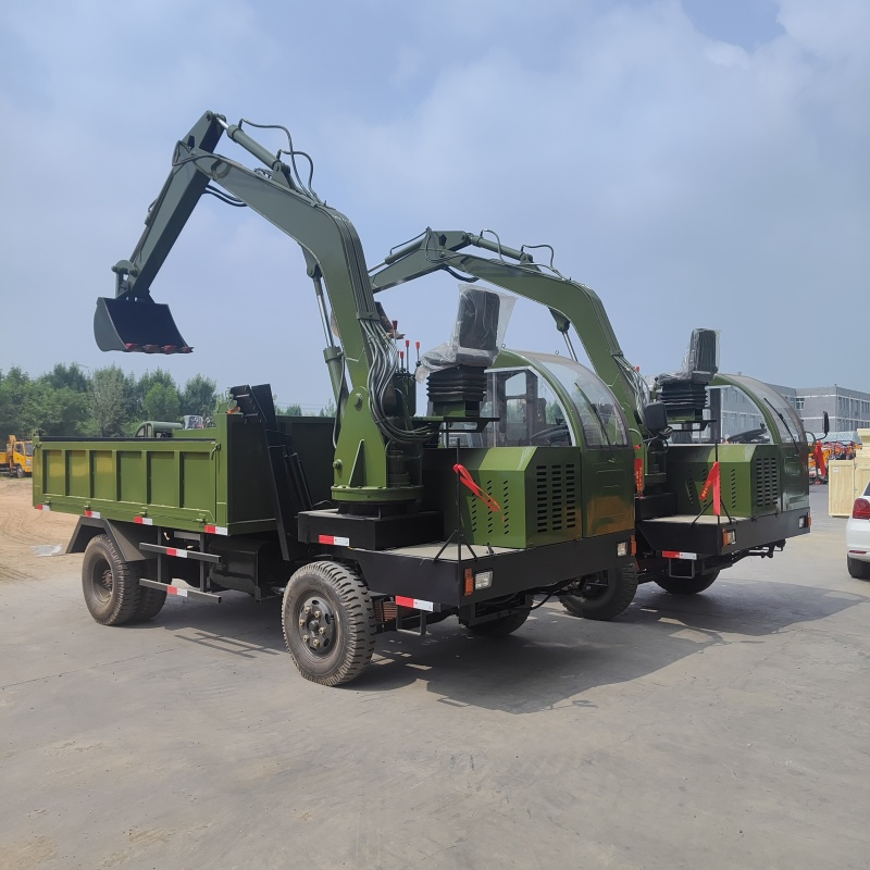 Urban Demolition Specialized Pipeline Laying Agricultural Vehicle Mounted Excavator