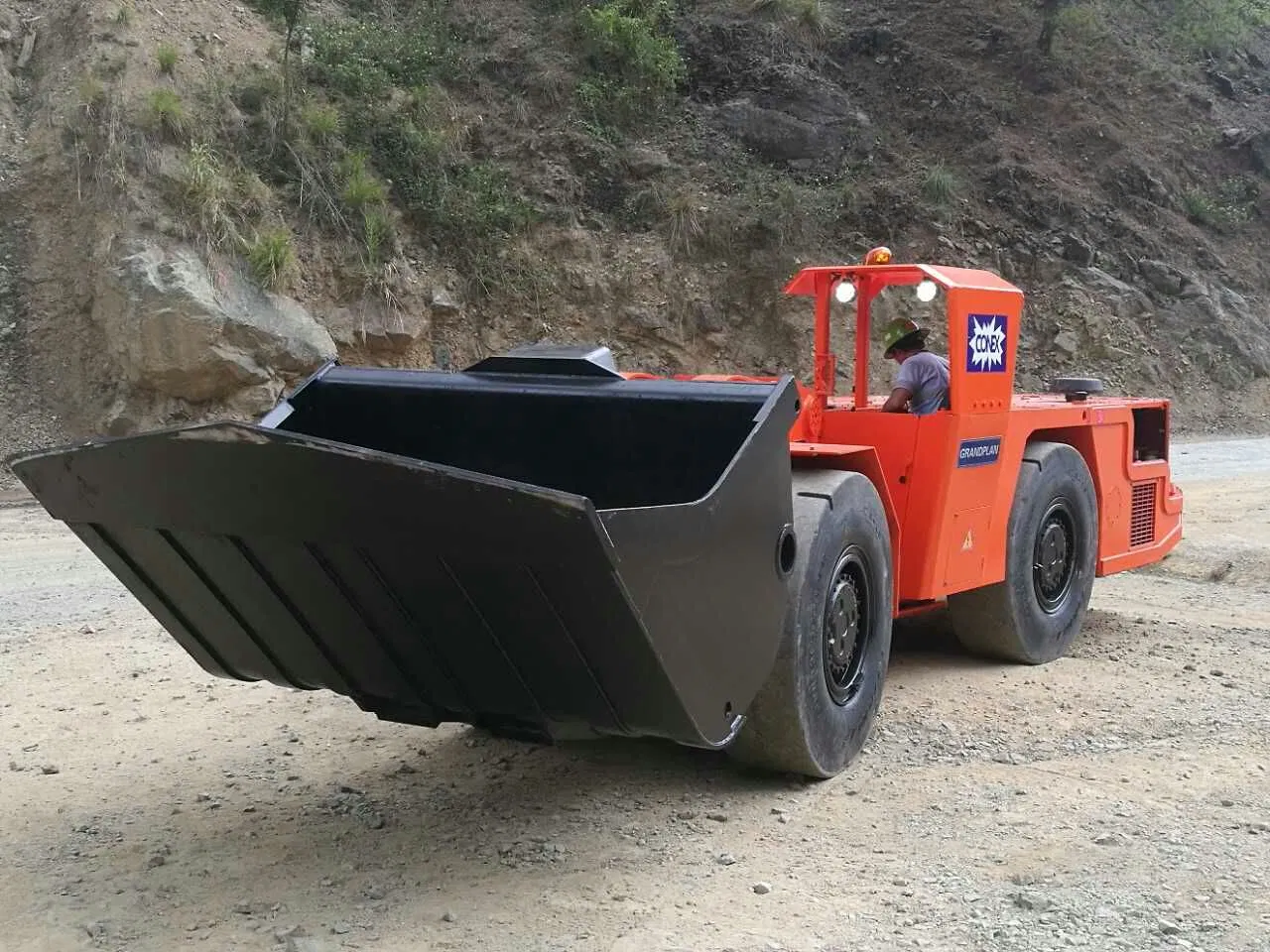 3m3 Underground Diesel Mining Auto Wheel Rock Mucking Front End LHD Heavy-Duty Explosion Proof Scooptram Fops/Rops Quality Loader