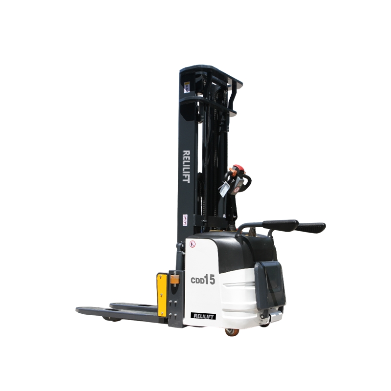 Standing Operation 1.5ton 2ton Relilift Lead Acid Lithium Battery Portable Hyster Doosan Manual Still Semi Electric Reach Stacker Parts Price