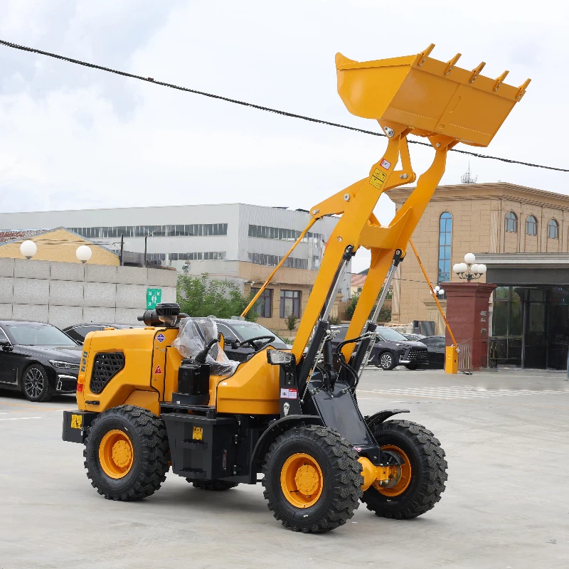 Wholesale 2.8ton Small/Mini 4WD Wheel Diesel Front Excavator Loader for Agricultural with CE/EPA