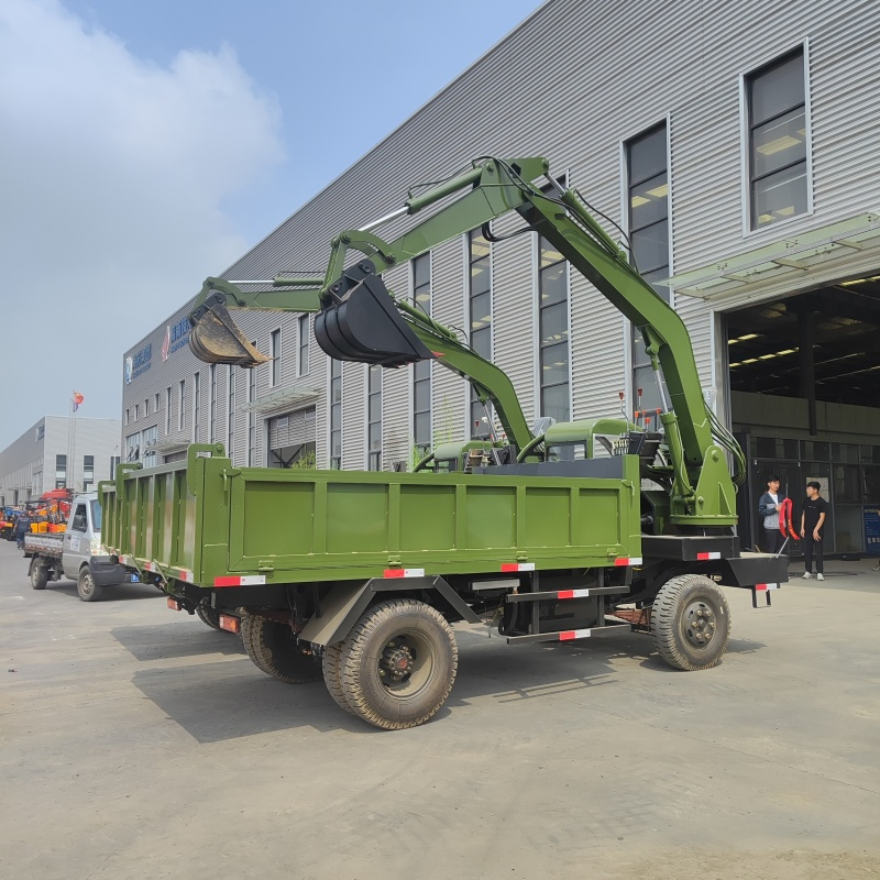 Urban Demolition Specialized Pipeline Laying Agricultural Vehicle Mounted Excavator