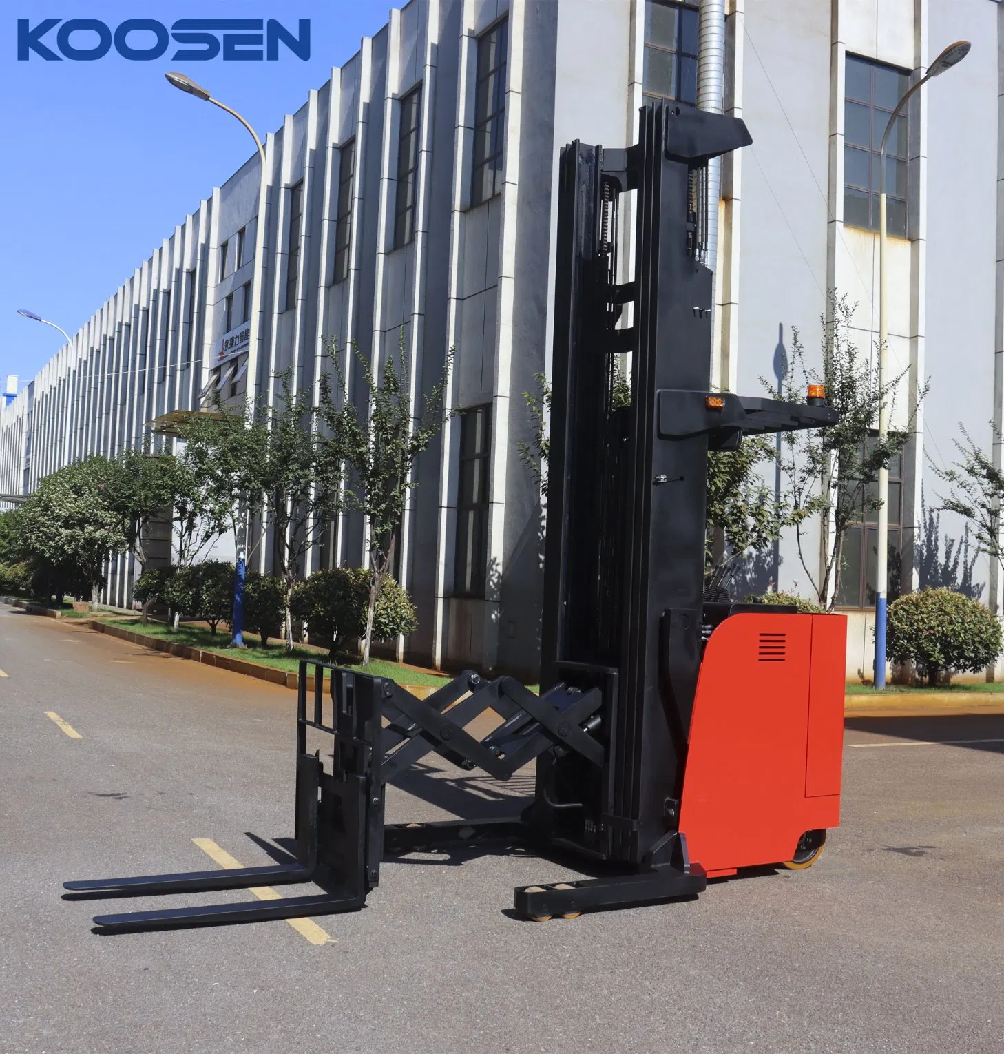 1.5 Ton Electric Double Scissor Reach Truck with 12m Lift Height