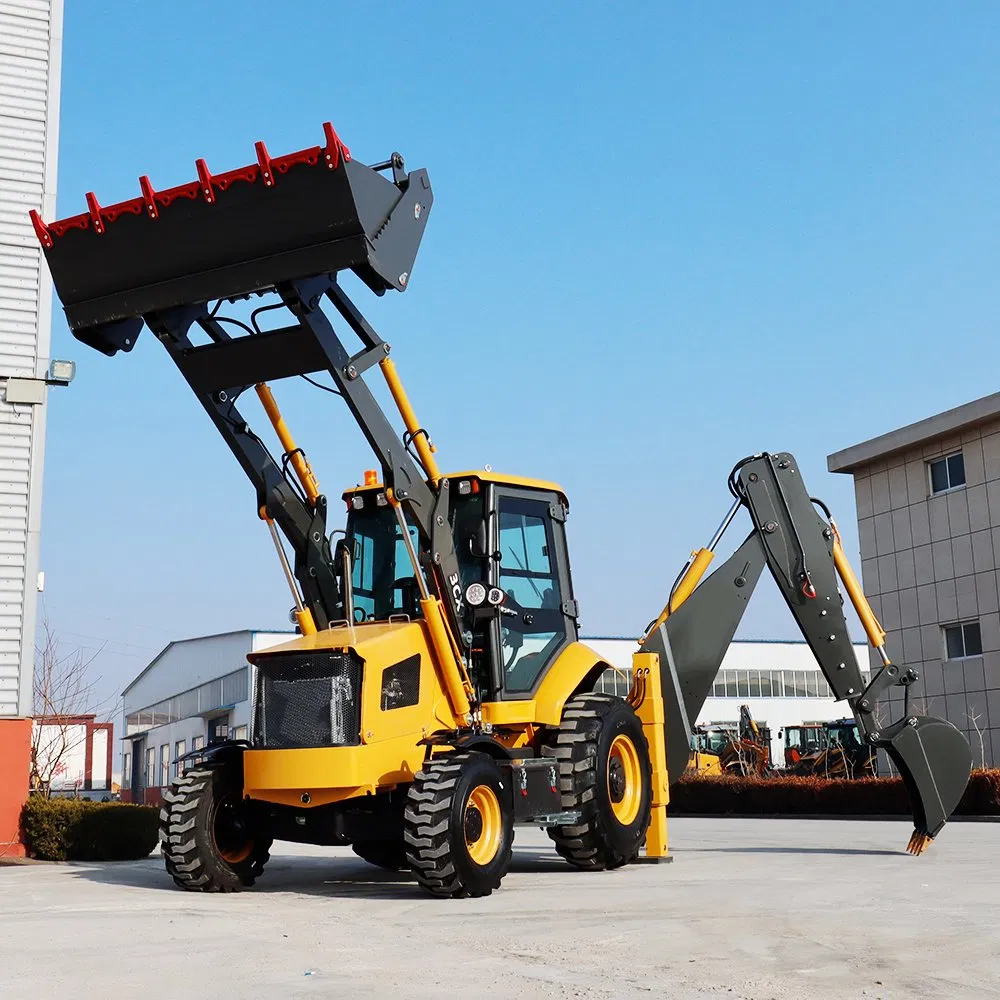 Earth-Moving Machinery Wheel Loader Front End Compact Mini Small Excavator Jcb Loader Shovel Skid Steer 4X4wd Tractor Farm Diesel EPA Engine Backhoe Loader