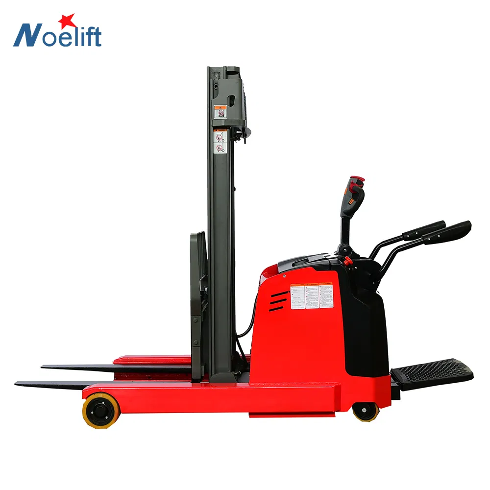 Factory Price 1.5 Ton 2 Ton Fully Electric Reach Forward Moving Counterbalanced Duplex Triple Mast Maximum Height 6 M Stacker Crane