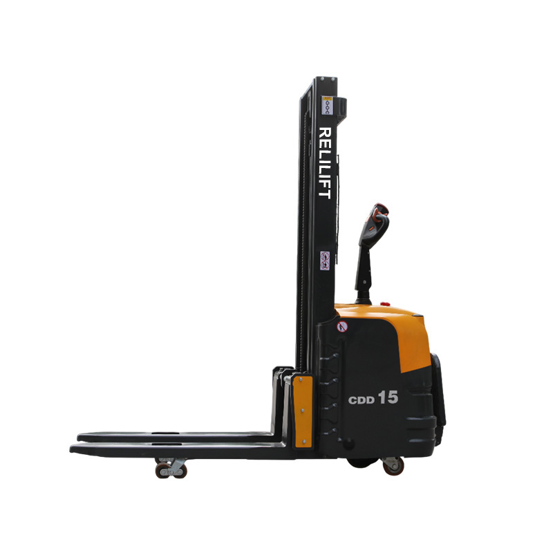 Standing Operation Full Life Small Pallet 1.5ton Electric Walkie Electric Reach Stacker