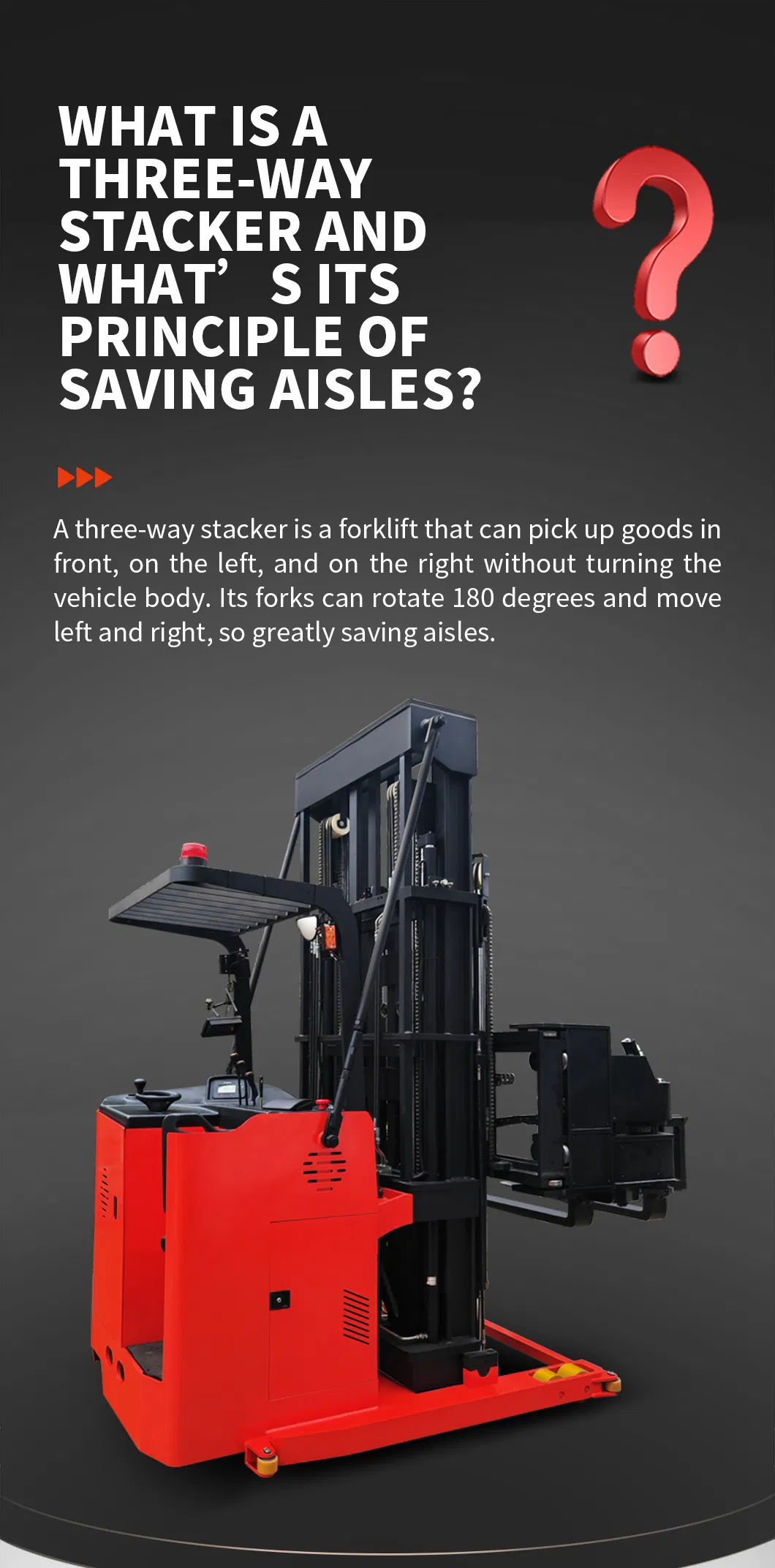 Vna Man up Electric Stacker