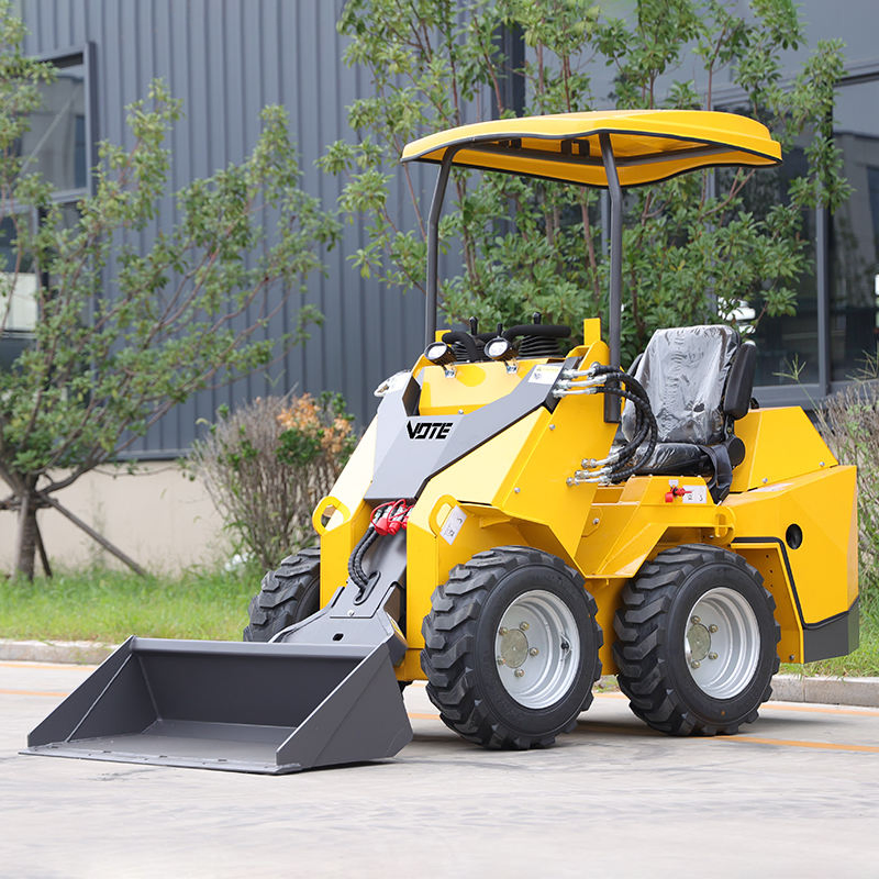 China Mini Skid Steer Loader Garden Small Multi-Function Loader Good Price Mini Skid Steer Loader Factory Price Wheel Loader Excavator Loader Front End Loader