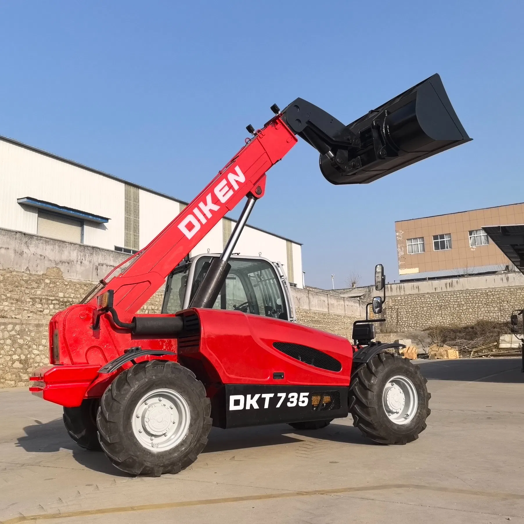 3.5 Ton Hydraulic/Hydrostatic Telehandler/Telescopic Handler/Telescopic Forklift