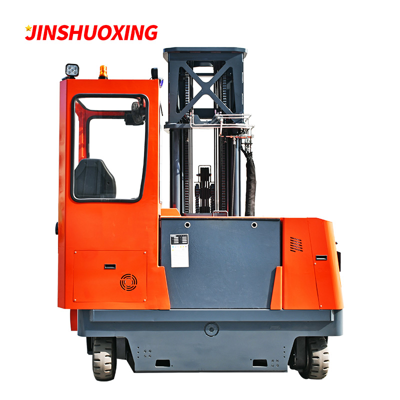 All Directional 2.5ton Stacking Equipment Electric Sideloader Multi Directional Forklift with Cabin for Timer
