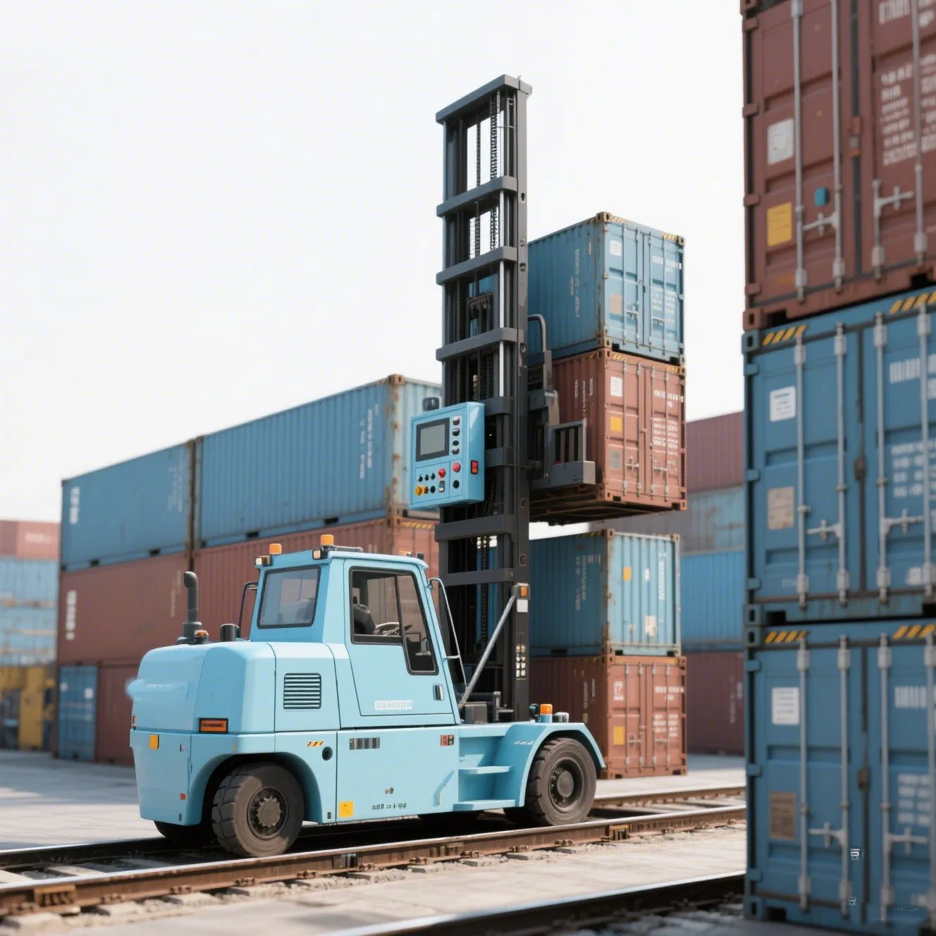 X Series Empty Container Handler with Capacities of 9, 000kg