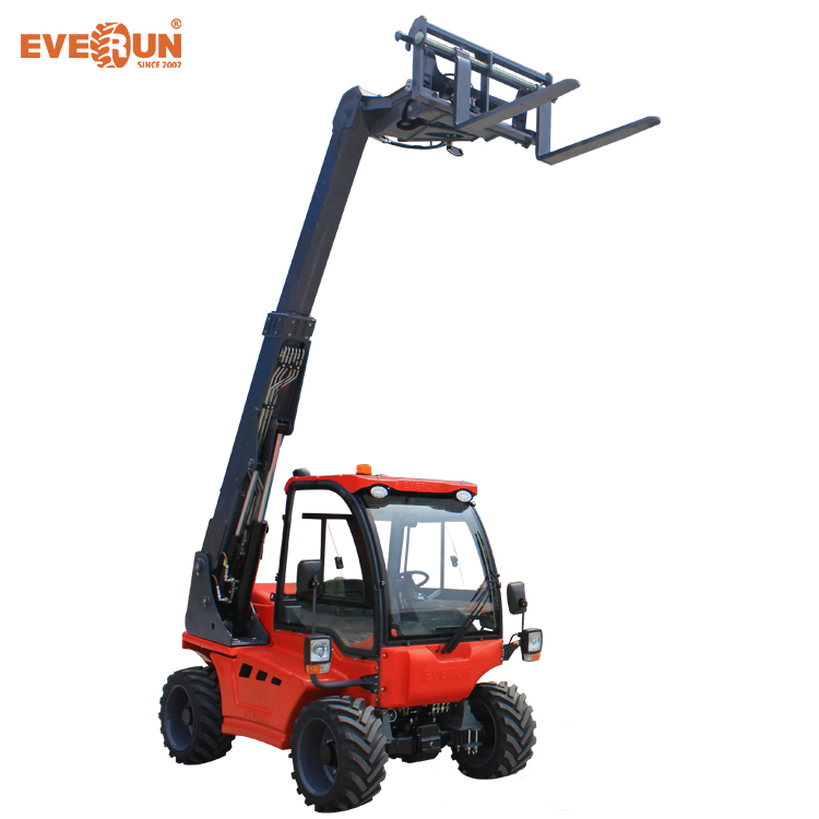 Competitive Price Ert1500 1.35ton Small Telescopic Handler Telehandler Have Reliable Performance