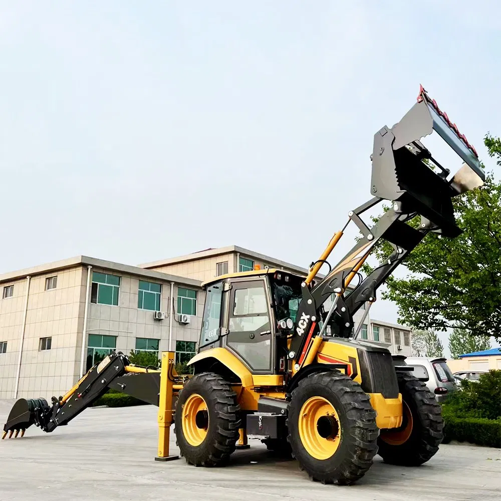 Earth-Moving Machinery Wheel Loader Front End Compact Mini Small Excavator Jcb Loader Shovel Skid Steer 4X4wd Tractor Farm Diesel EPA Engine Backhoe Loader