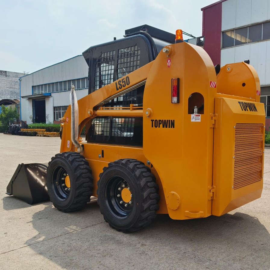 Chinese Best New Used Mini Compact Small Wheel Track 45/60/75/85/90/100/120 HP 120HP 1200 Kg Diesel Electric EPA Euro5 Engine Tracked Skid Steer Loader for Sale