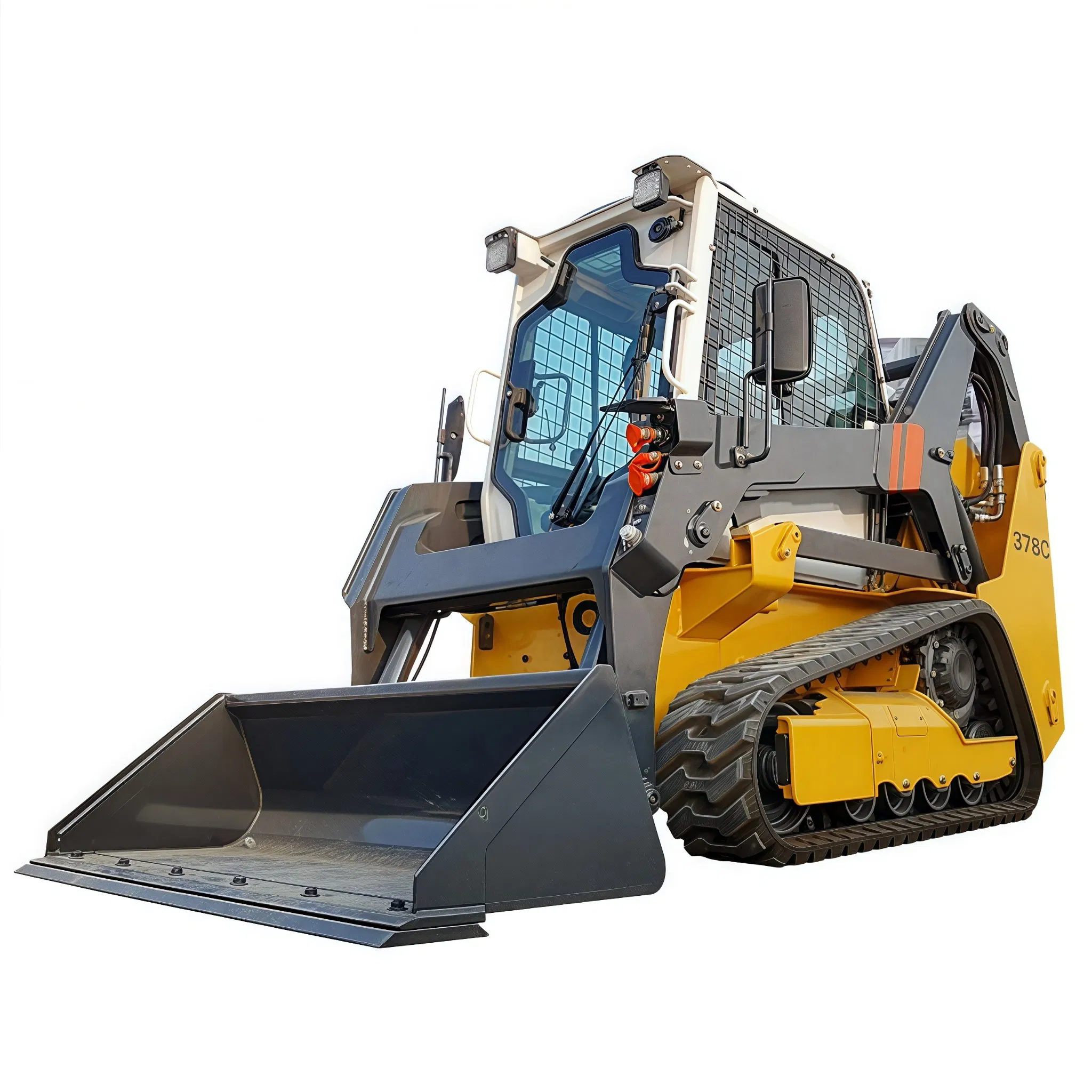 Chinese Supplier Earth-Moving Machinery 378c Skid Steer 998 Kg Compact Steer Skid Track Loader