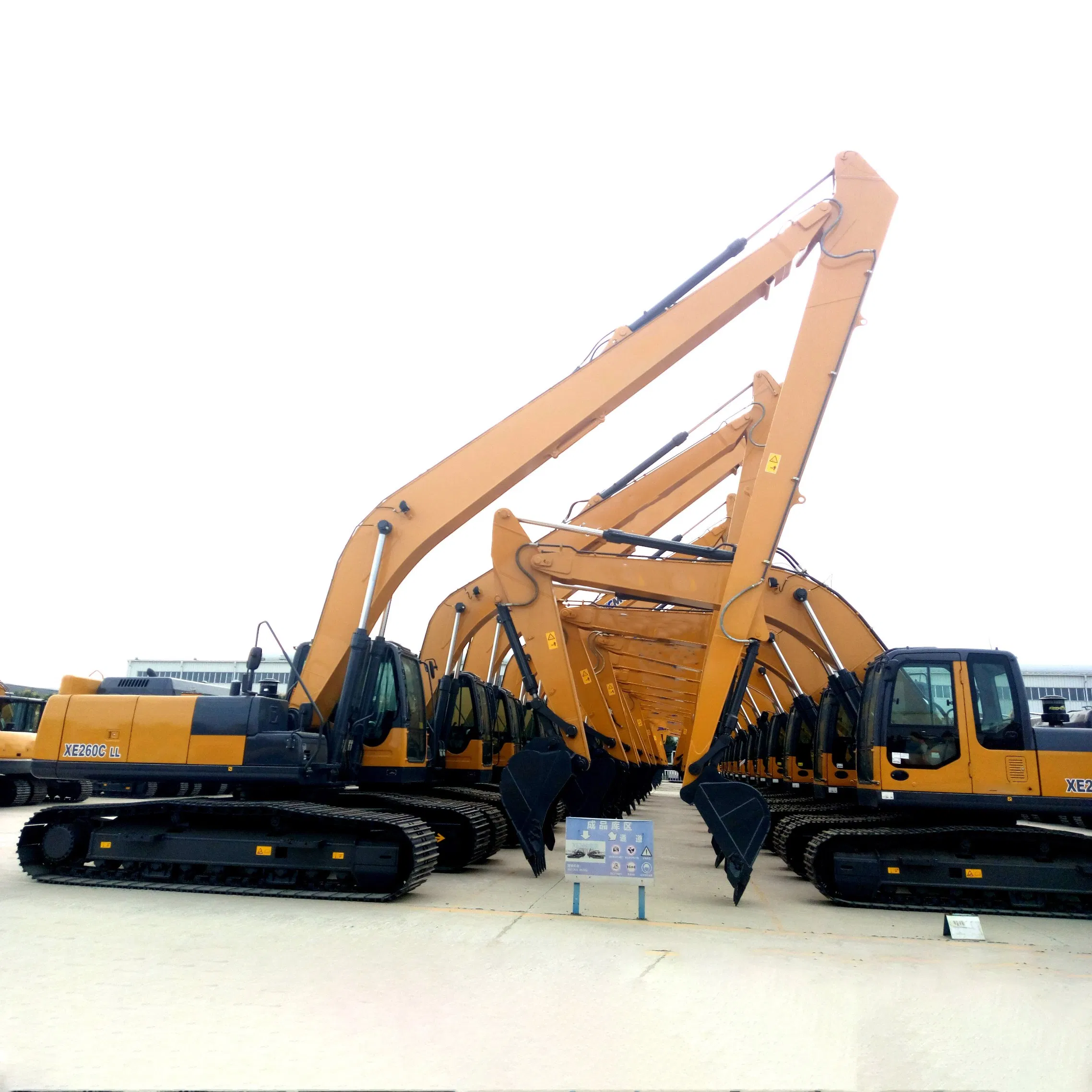 New 15m Long Reach Hydraulic Excavator Xe215dll Weight 24 Tons