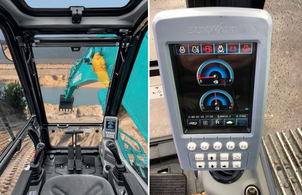 Swe 215f-5A Medium Excavator Construction Mining Demolition Load-Sensitive System 21 Tons Arm Digging Force 110kN