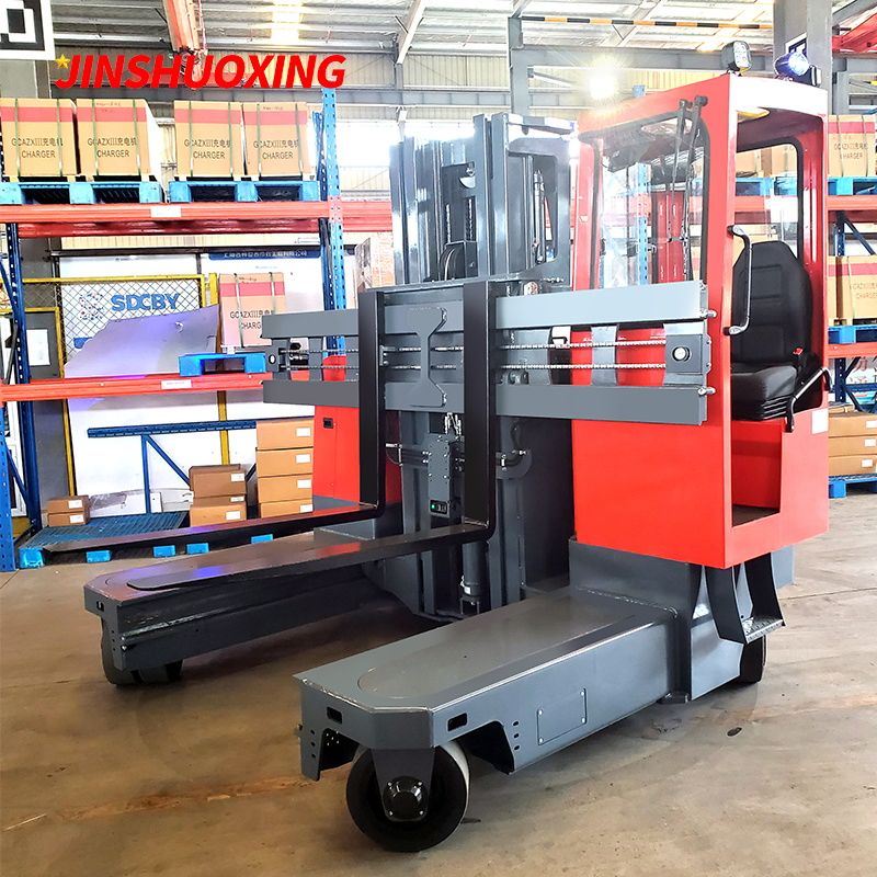 3.5ton-5ton 3m-8m Lifting Height Multi-Directional Electric Sideloader Forklift for Heavy Duty