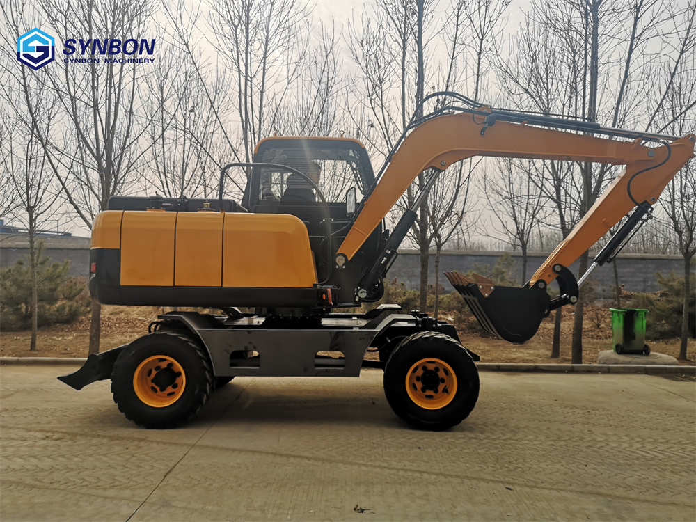 Long Reach Wheel Excavator Digging Depth for Dredging &amp; Trenches Mini Digger