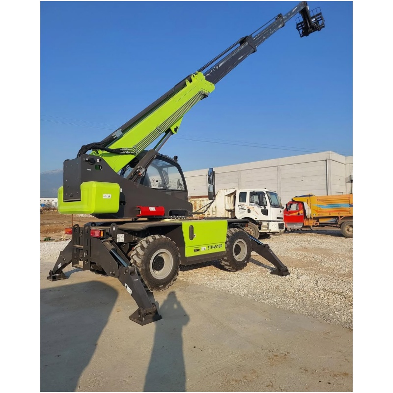 CE Certificated Zoomlion 18m Height Telehandler Forklift Zth4518r 4.5ton Telehandler with Telescopic Boom for Sale