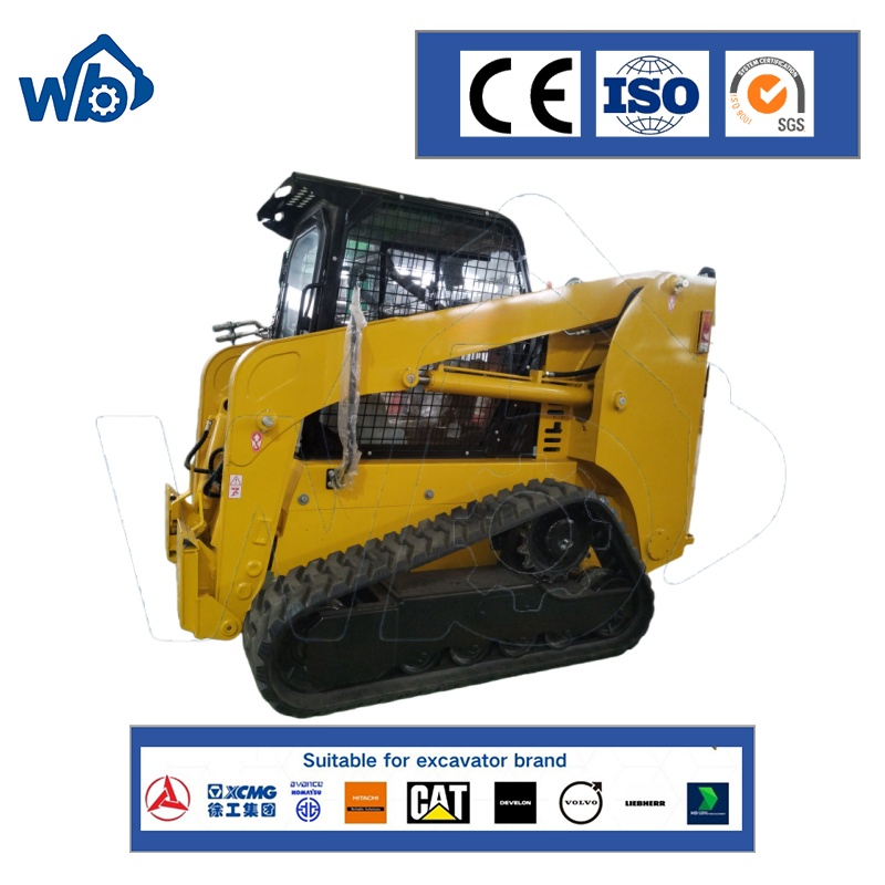 Multi Functional Compact Track Diesel Wheel Skid Steer Loader Construction Site Easy to Operate Farm Gasoline Crawler Mini Skids Steer Loaders