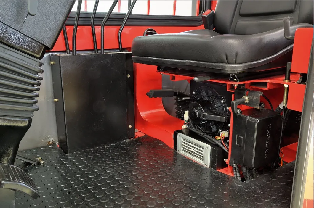 Sideloader Forklift View 2