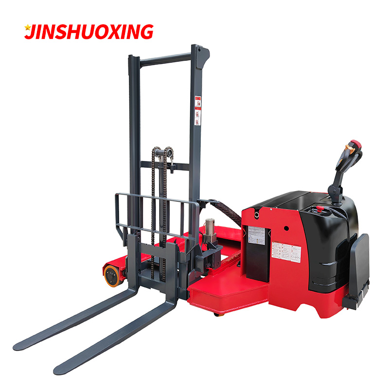 2m Aisle AC Drive Motor Pallet Lifter Electric Side Reach Forklift with EPS Electronic Power Steering
