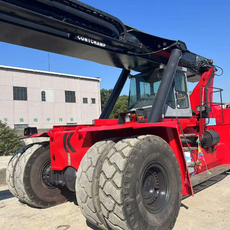 Excellent Used Kalmar Drt450 Reach Stacker with Ergonomic Spirit Delta Cab