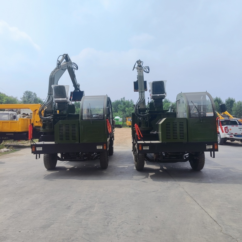 Urban Demolition Specialized Pipeline Laying Agricultural Vehicle Mounted Excavator