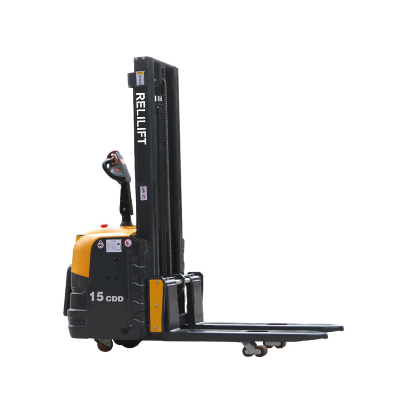 Standing Operation 1.5ton 2ton Relilift Lead Acid Lithium Battery Portable Hyster Doosan Manual Still Semi Electric Reach Stacker Parts Price